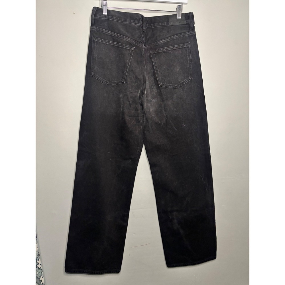 Madewell Low Slung Baggy Jeans 27 Washed Black Y2K Relaxed Streetwear - Picture 6 of 7